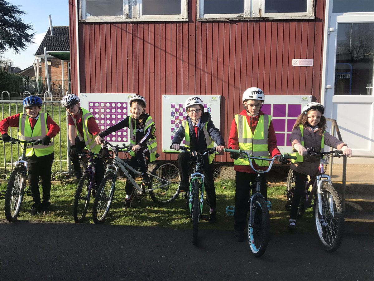 Our first Bikeability Level 1 and Level 2 course complete today. What gorgeous weather you had for some fun out on the roads and lots of fresh air for the brain! @ModeshiftSTARS #ChildrensMentalHealthWeek2020