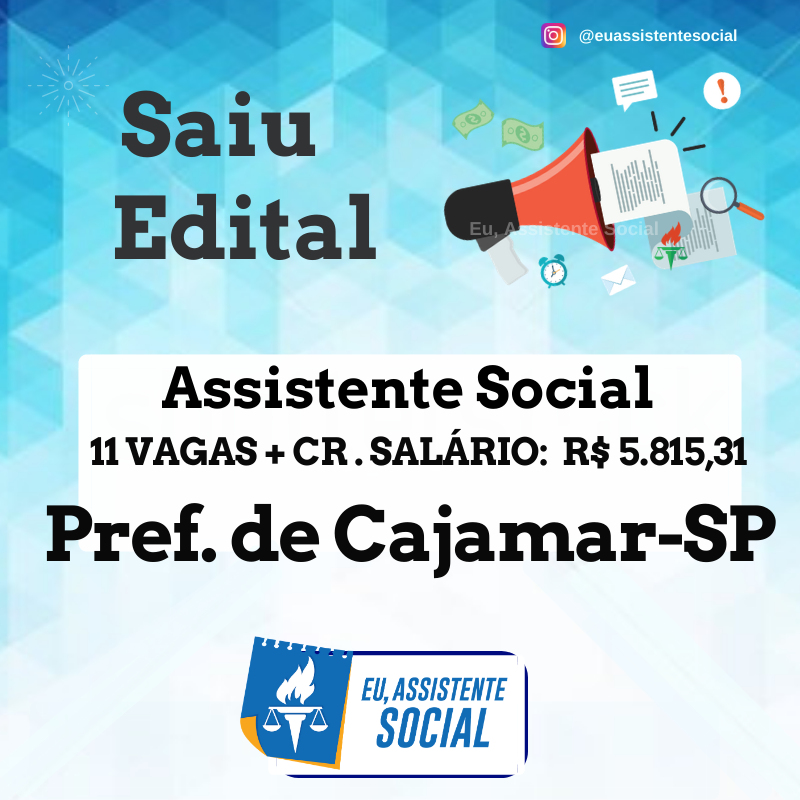 Euassistenteso1's tweet photo. ✅Não perca essa oportunidade! Leia atentamente o Edital e estude com um dos nossos materiais! https://t.co/lg1Zt20Jje…
#assistentesocial #concurso #euassistentesocial #servicosocial #SDSDH #serviçosocial #assistentessociais #CRESSPE #assistentessocias https://t.co/qKUkUM0ciQ