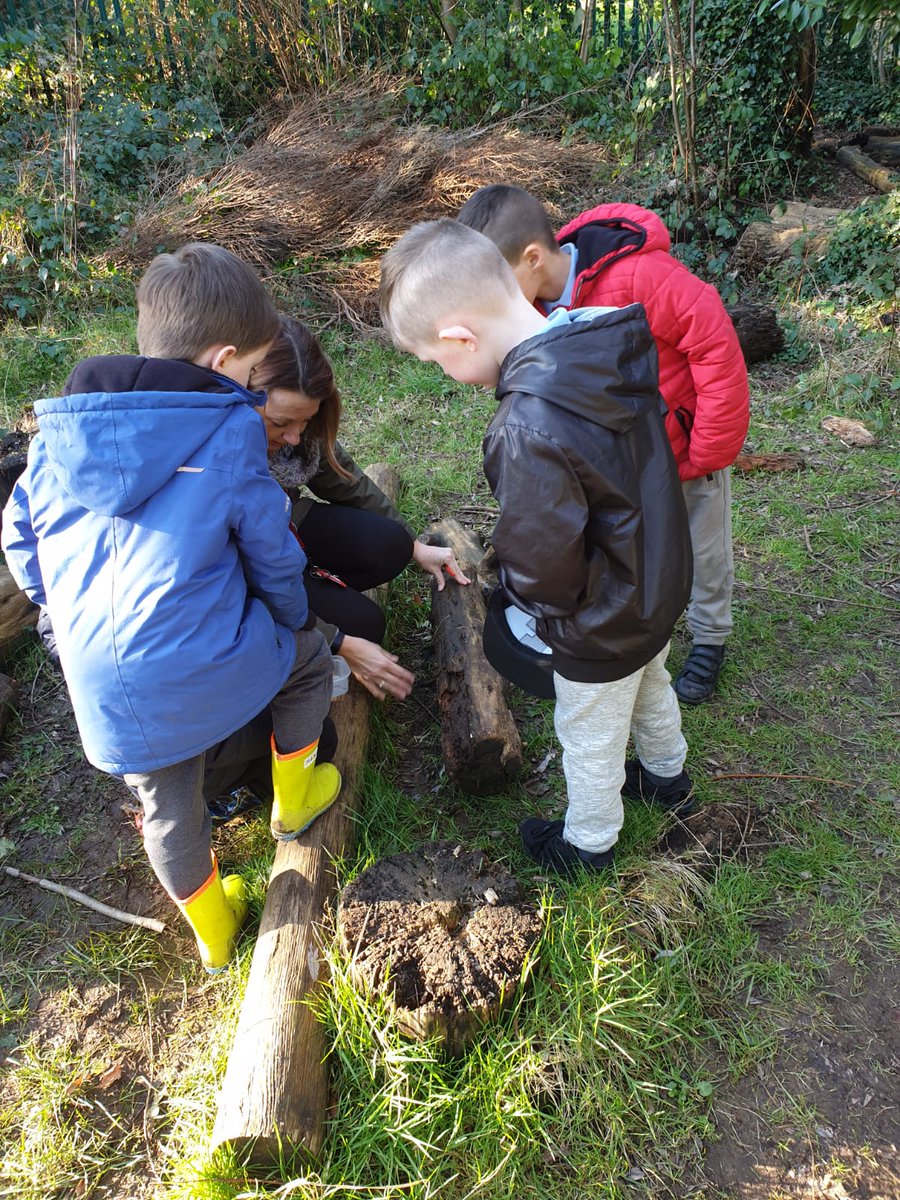 PentrerGraig's tweet photo. We had a lovely time exploring the Secret Garden. We played a game where we had to describe a mystery object using and guess adjectives then we went on a hunt to find objects that matched an adjective #pgpspaceships #pgphealth #pgplit #pgpoutdoorlearning https://t.co/kQK9K0l4xw