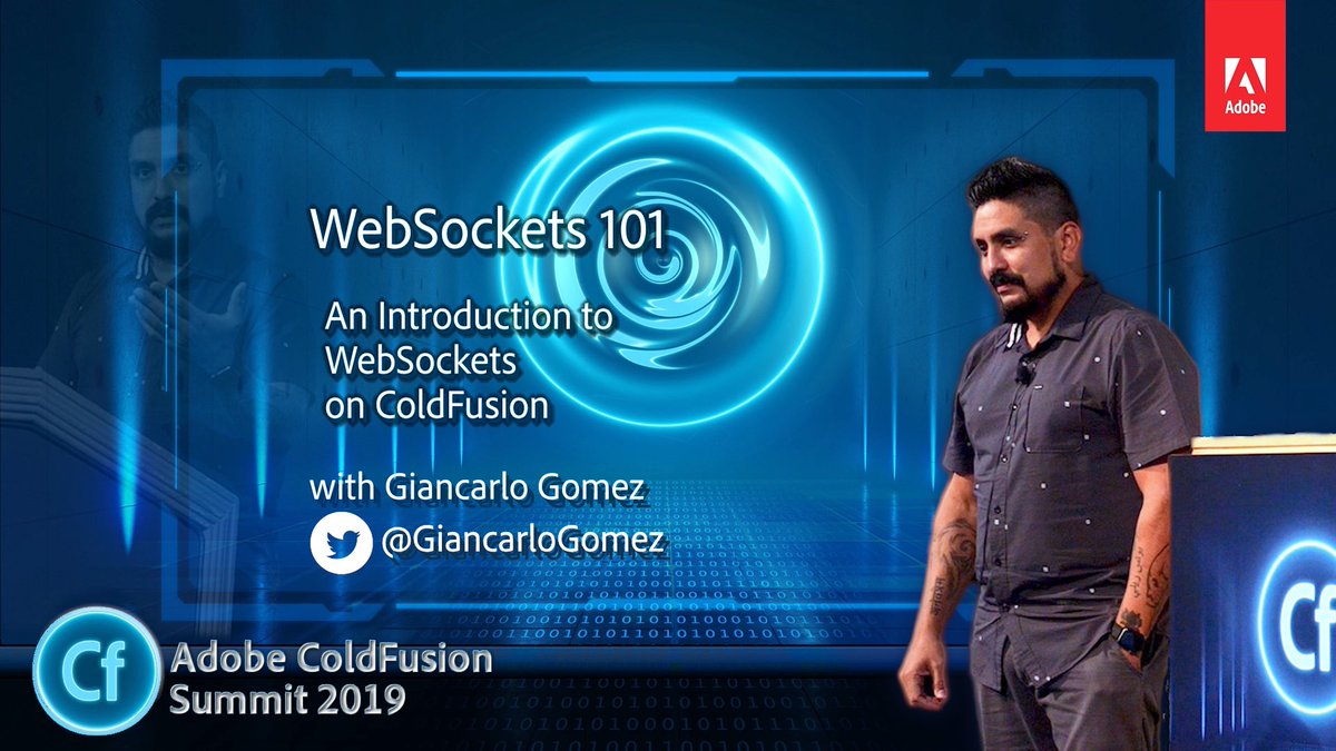 coldfusion's tweet photo. Just Published!

WebSockets 101:
An Introduction to #WebSockets on #ColdFusion

with @GiancarloGomez 

https://t.co/XQQi0dAjT0

#ACFSummit #adobe https://t.co/Y54csqaMH3