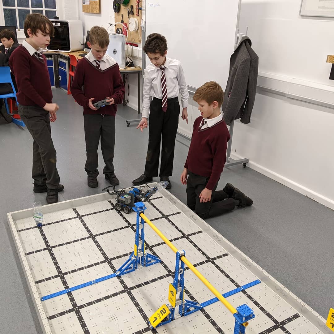 Had a handful of students up from the junior school today beginning to work on ideas for a robot to clear plastic from rivers and oceans. Little people with big ideas. #stem #steam #robotics #robot #ideas #test #bieaeducation <a href="/BIEAeducation/">BIEA</a>
