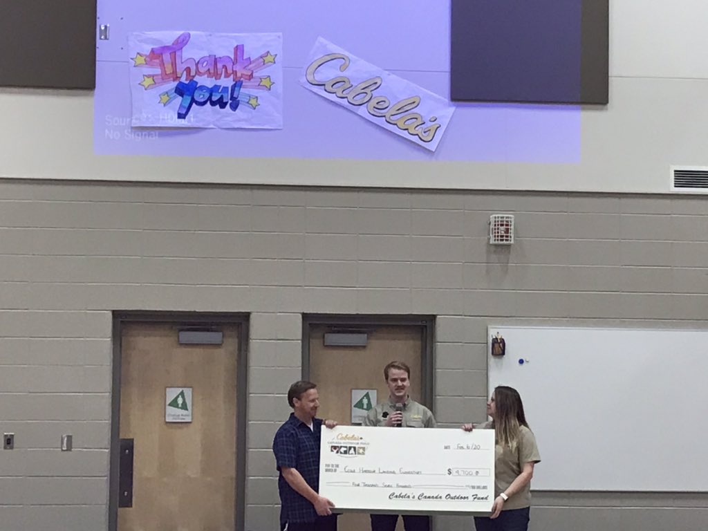 mshwarren's tweet photo. Thank you to @Cabelas Regina for their generous donation.  We are excited to kick off our archery program at EHLS!  # hawksnest https://t.co/XyUixirbEN