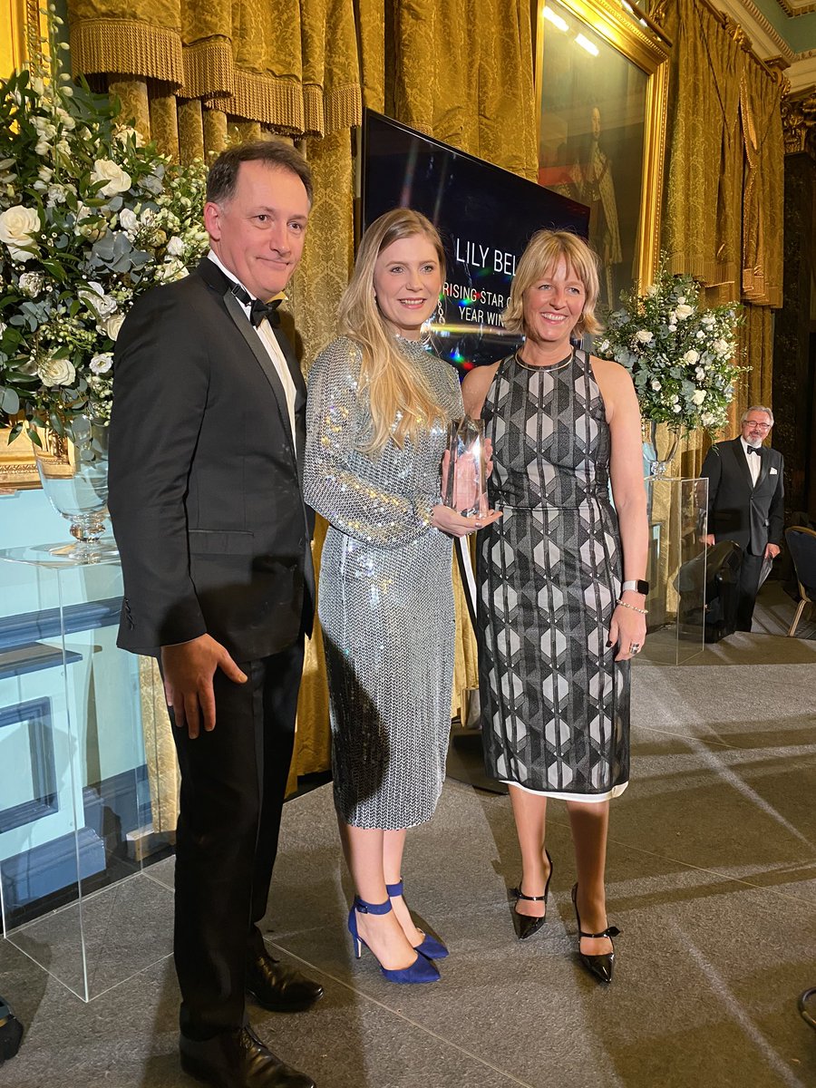 Awarded the Rising Star Award to a standing ovation is <a href="/ElizabethlilyB/">Lily Bell</a>! Having joined us two years ago, Lily hasn’t stopped bringing waves of fun and innovation to her team at <a href="/TheWorksLondon/">The Works</a>. Her drive and desire to achieve makes her one to watch! 🌟 <a href="/DeliceFranceFS/">Delice de France - Foodservice</a> #BSAStars