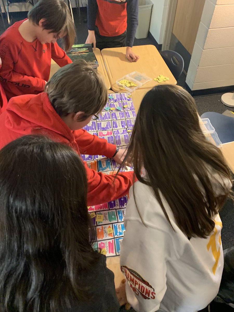 xavierOTMS's tweet photo. Kansas risk is a success! Everyone is working hard to earn points to be able to play! #xlap #gamemyclass https://t.co/ytqPzUlZ2H