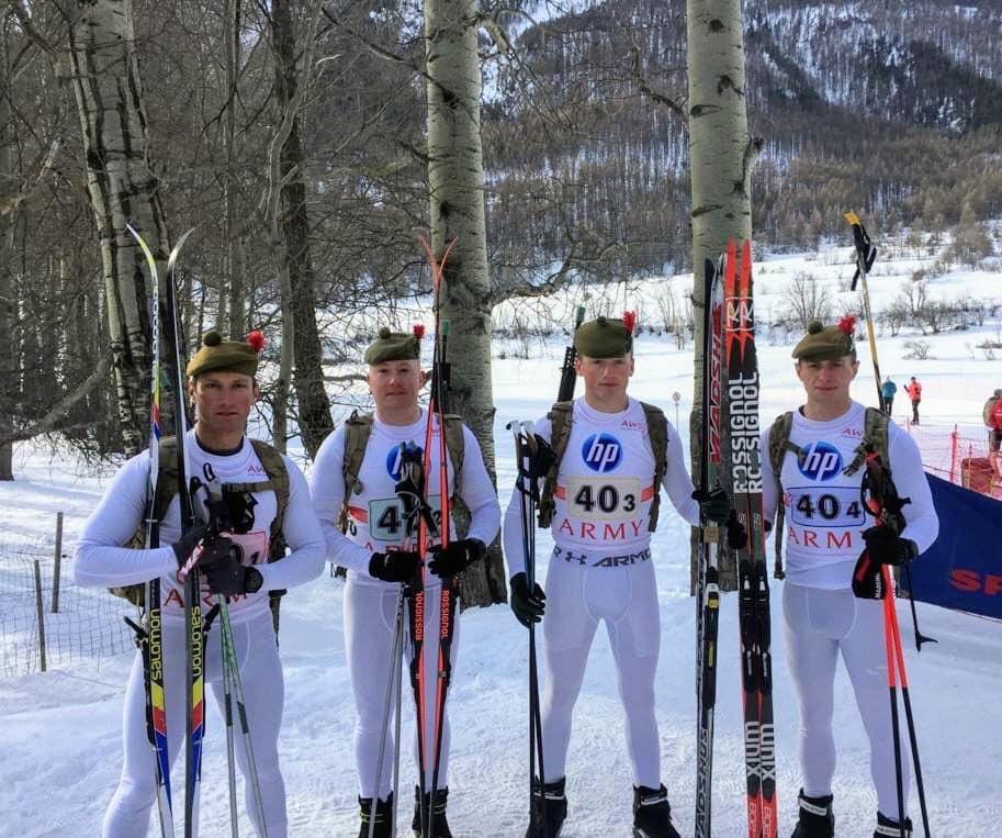 The Nordic Team at the Army championships. Outstanding performance. Well done.