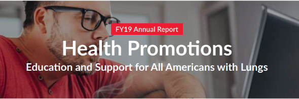 LungAssociation's tweet photo. Our Annual Report features our health promotion highlights including our work on providing education and resources on the #youthvaping epidemic, held 34 #LUNGFORCE Expos and provided support to over 134,000 constituents through our #LungHelpLine. https://t.co/D97BfCJLAL https://t.co/tEfdmtkZoO