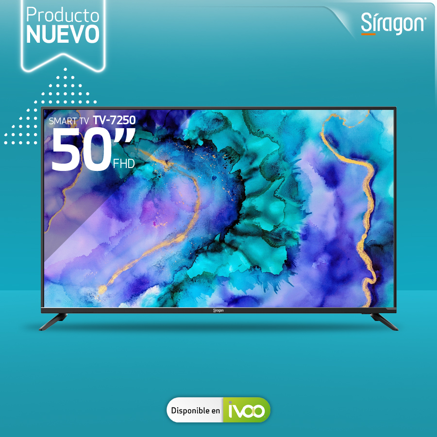 Smart TV QLED 50  AndroidTV - Síragon