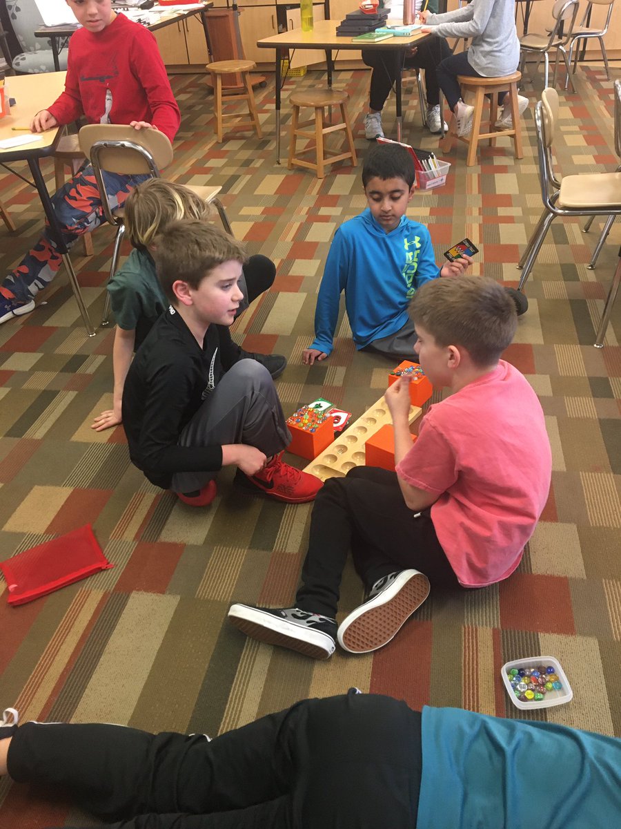 ShiplesStars's tweet photo. During a few minutes of break time, these guys made up a game using base-10 blocks, Uno cards, and Mancala. Lots of imagination and negotiation were involved! @D28Northbrook @GreenbriarD28 https://t.co/NajBUeqQb4