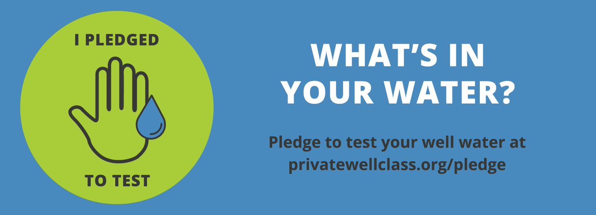 help4wellowners's tweet photo. In conjunction with 2020 National Groundwater Awareness Week, we are proud to announce our 5th annual Pledge to Test Campaign! #pledge2test #GWAW2020
https://t.co/6gFYyvPNFH https://t.co/nipaPEHu58