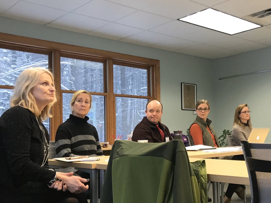 A great learning visit <a href="/YarmouthSchools/">Yarmouth Schools</a> this morning. Talented, student-focused, middle school educators shared their RTI processes and practices with teachers and administrators from 4 other ME school districts.