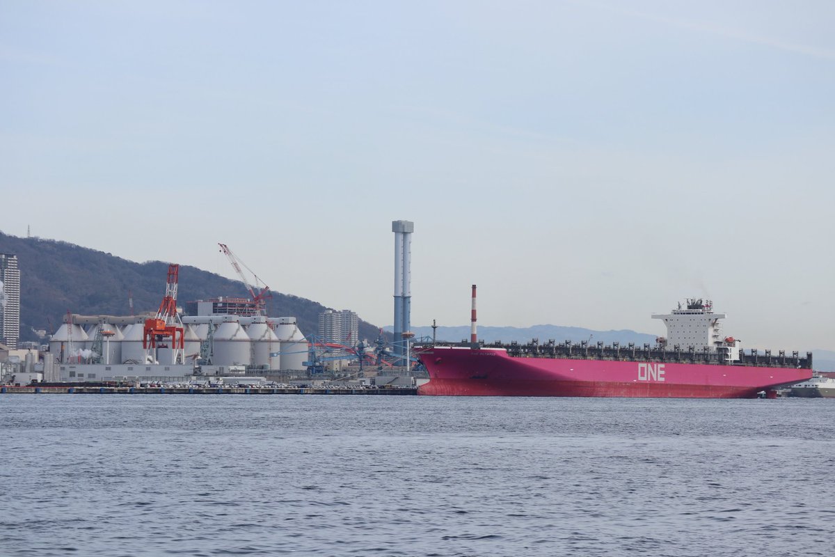 0jj38v1r04m5t1a's tweet photo. マゼンタの居る風景
in神戸 (  ＾∀＾)

#神戸港
#OCEAN_NETWORK_EXPRESS https://t.co/1Bo5QuvnuR