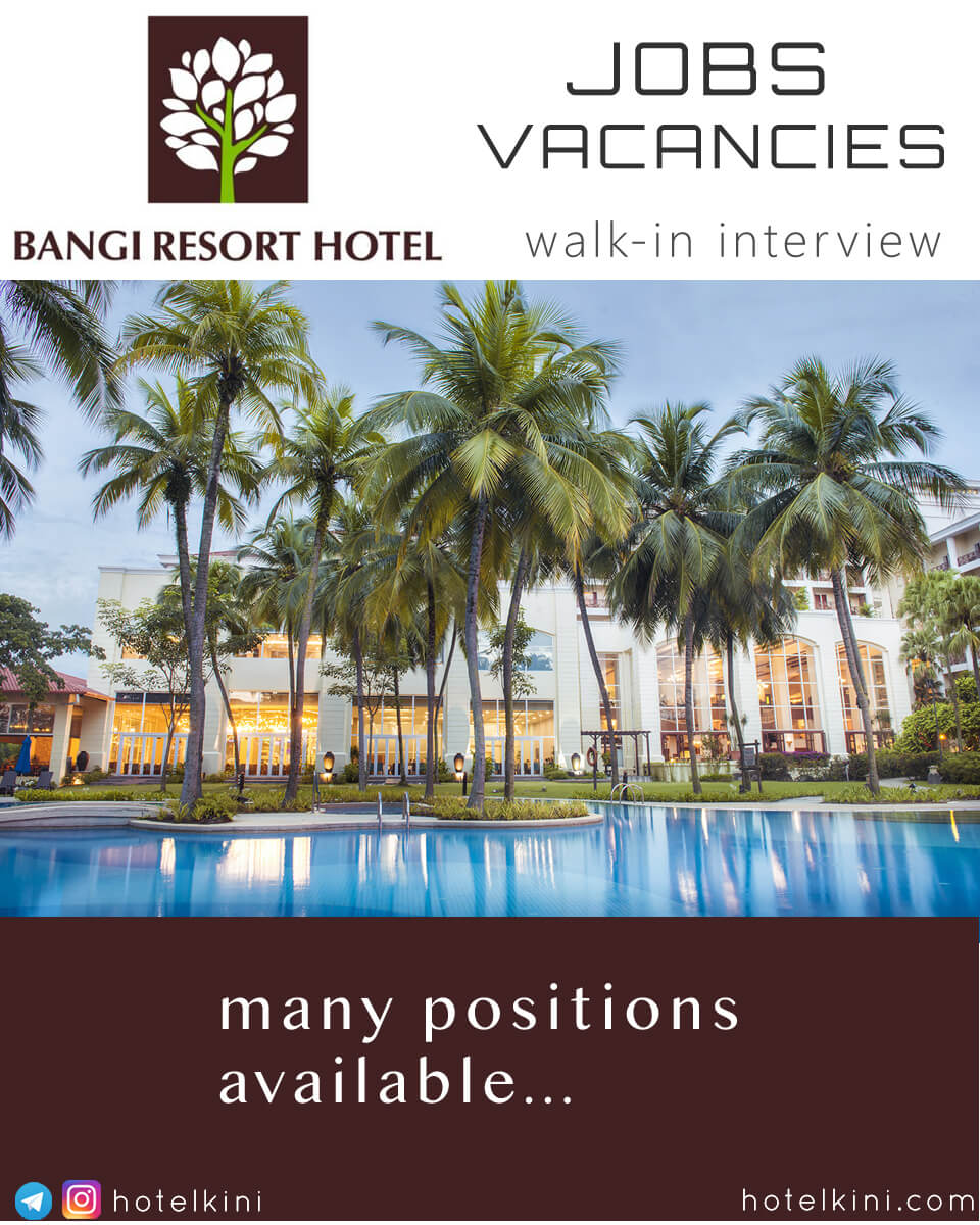 Pelbagai kekosongan di Bangi Resort Hotel terkini 2020.
 👉 bit.ly/bangi-resort-h…

Follow instagram.com/hotelkini

#hotelkini #malaysiahotel #jobshotel #hoteljobs #jawatankosonghotel #bangiresorthotel