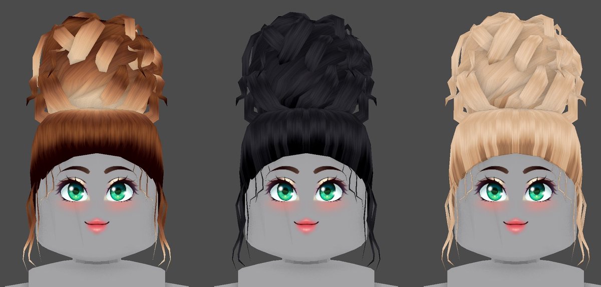 Erythia On Twitter Tonight I Attempted A Bit More Of An Ethnic Curly Up Do Hairstyle What Are Your Thoughts Roblox Robloxugc