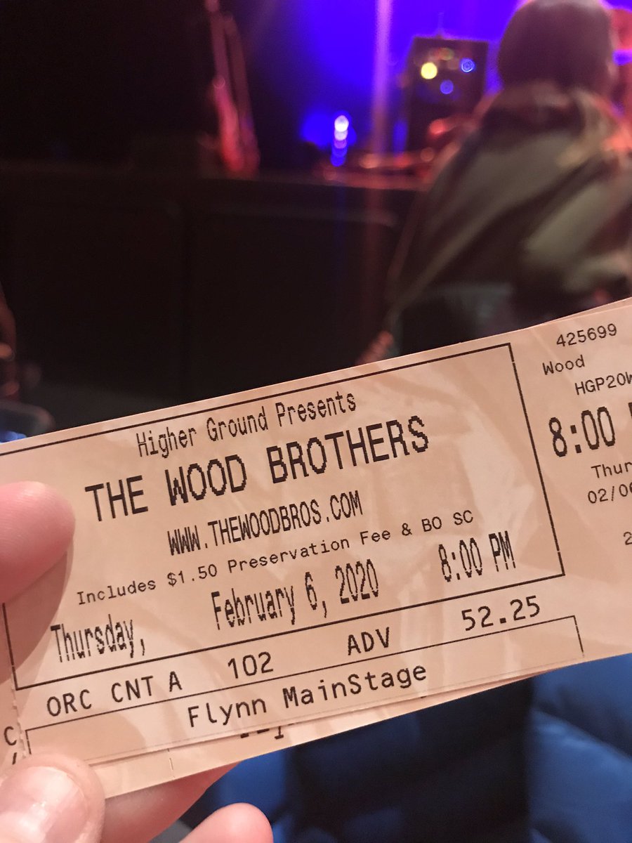 Lou-Anne Wood (@imlouannewood) on Twitter photo These seats donât suck
Great open <a href="/KatWrightBand/">Kat Wright</a>
Bring on <a href="/TheWoodBrothers/">The Wood Brothers</a> #norelation #thatdbecoolthough #attheflynn #soundcheck These seats donât suck
Great open <a href="/KatWrightBand/">Kat Wright</a>
Bring on <a href="/TheWoodBrothers/">The Wood Brothers</a> #norelation #thatdbecoolthough #attheflynn #soundcheck