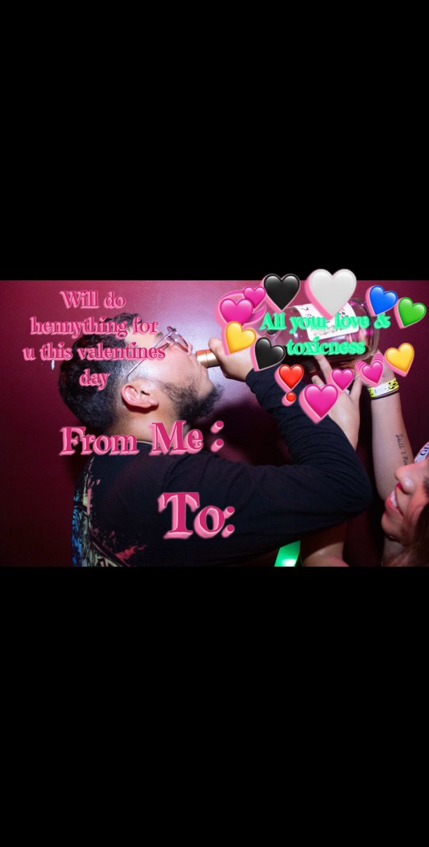 EnjoVision's tweet image. Turned myself into valentines day card lmao