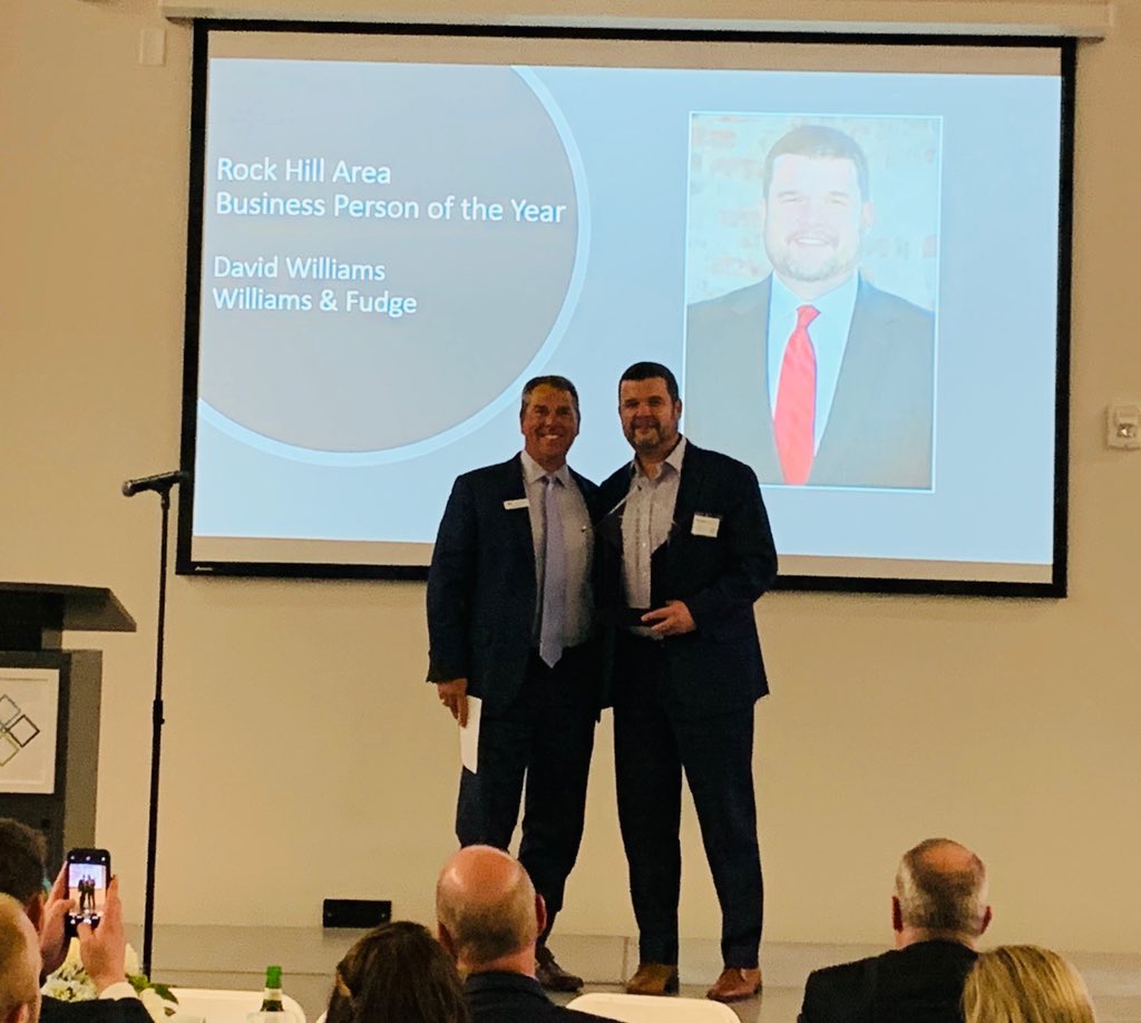 williamsfudge's tweet photo. You’re officially looking at the @ycrchamber’s #BusinnesspersonOfTheYear! Congratulations to David Williams for being recognized and honored tonight during YCRC’s Annual Meeting & Awards Program. We are proud to have him as a leader at our company and in our community 👏🏼 #ycrc https://t.co/hnfNnZJQMd
