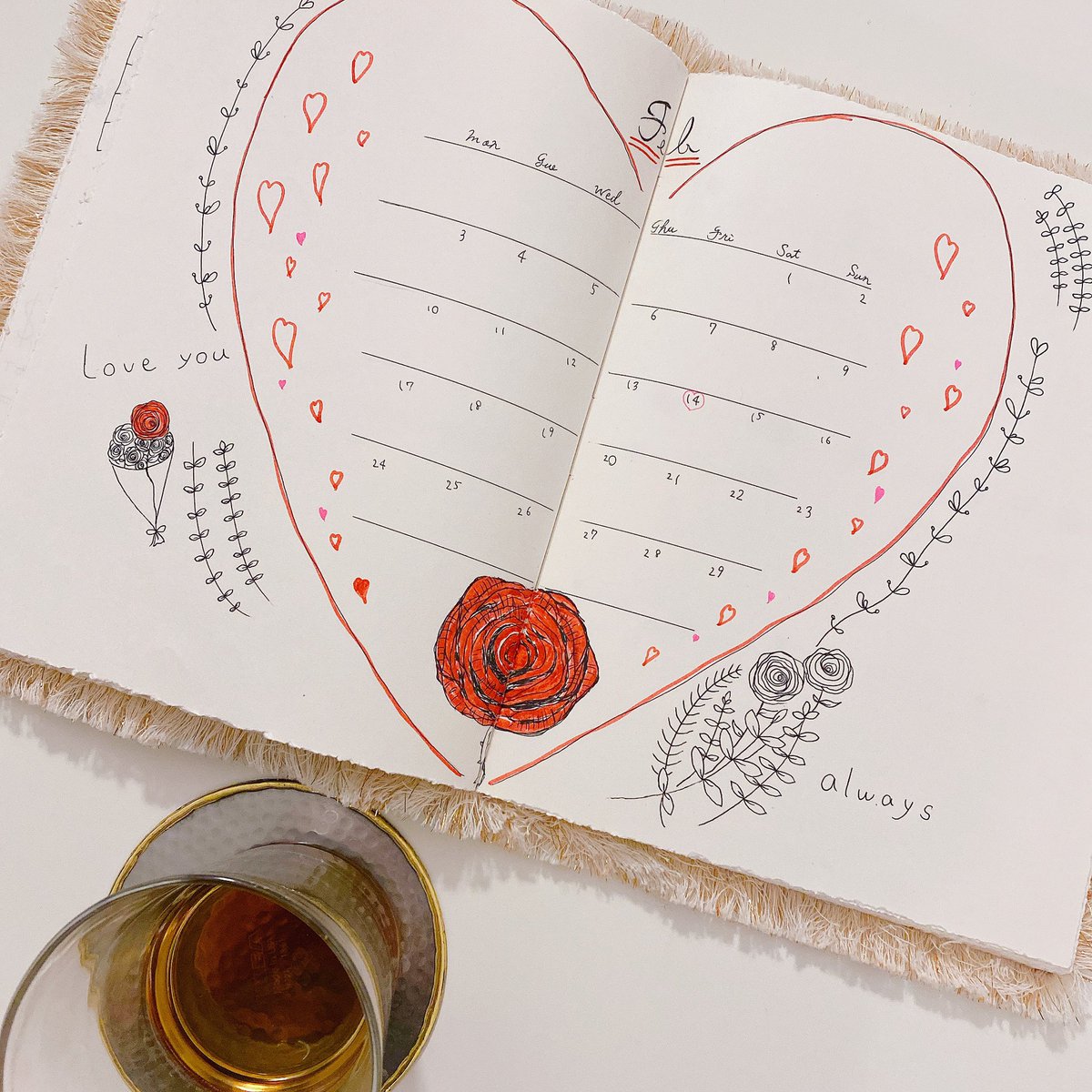 as_maico's tweet photo. 2月のバレットジャーナル✏︎
バレンタインまであと少し・:*+♡
ハートかくの大変だったなっ笑𖠌
https://t.co/AQg9asHKl0
#bulletjournal
#Februarybulletjournal
#バレットジャーナル
#バレットジャーナル初心者
#ハート
#手帳
#手帳ゆる友
#手帳の中身 https://t.co/JIBDQC19Rr