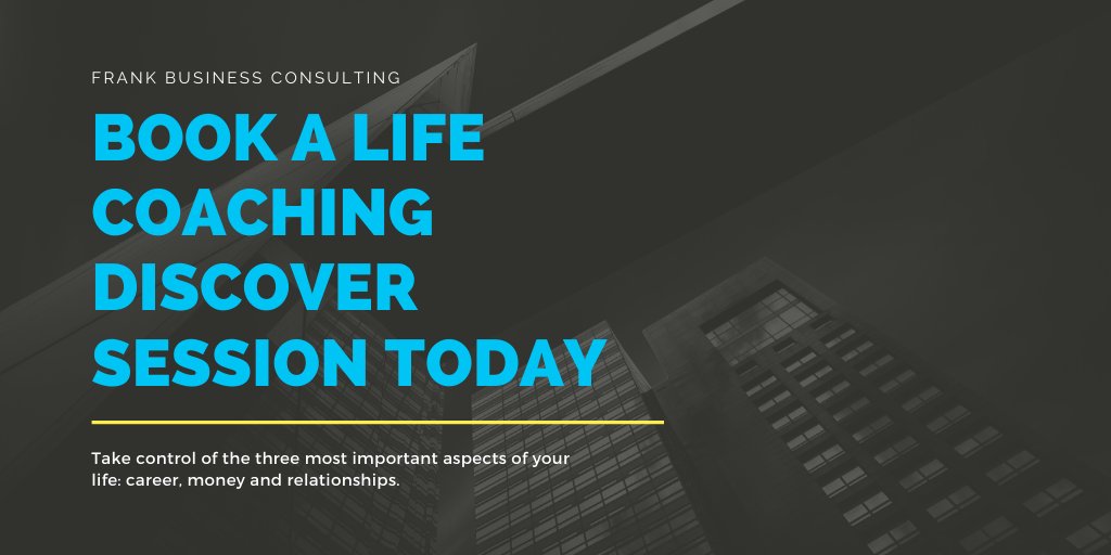 GetFrankinHere's tweet photo. Our powerful one-on-one life coaching program will help you take control of the three most important aspects of your life: career, money and relationships. 

Book a complimentary life coaching discovery call today: https://t.co/RnebWIerTm https://t.co/NSms9wCNXf