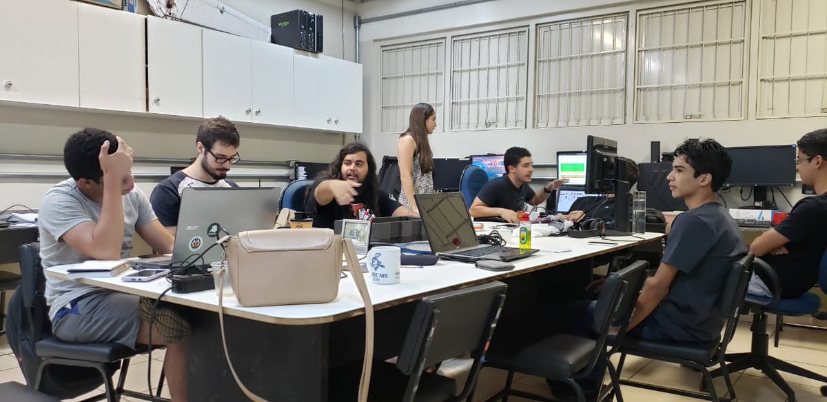 ararabots's tweet photo. Hoje a gente teve reunião pra definição de algumas etapas do processo seletivo! Inclusive do desafio que teremos e esse ano tá interessantíssimo!

Aguardem mais uns dias que liberaremos o edital completo para todos! https://t.co/aV2r3aJG5V