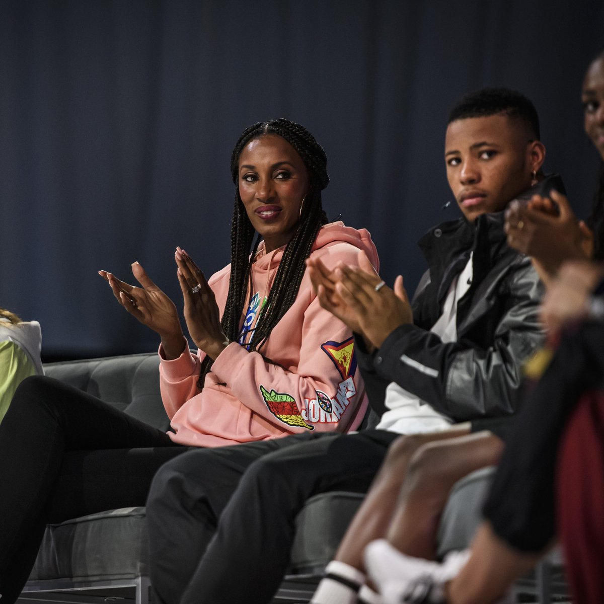 MatteoMarchiPh's tweet photo. POWER OF SPORT PANEL
Con @saquon , @LisaLeslie , @caster800m , @dinaashersmith , @ScoutBassett 
#nike2020 @Nike https://t.co/yOwVFWWlDx