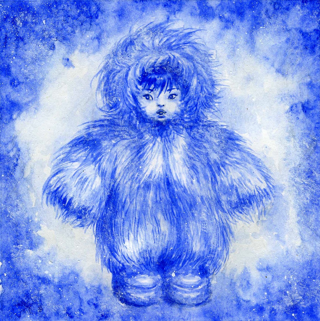 ArtTelion's tweet photo. #winter #child #aquarelle #ArtistOnTwitter #snowday #snow #illustration https://t.co/hlYGb5yzIv