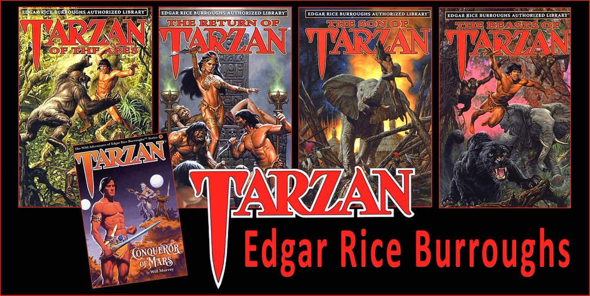 Edgar Rice Burroughs' Tarzan. Browse all of out titles. bit.ly/2Srr4t5 #edgarriceburroughs #joejusko #tarzan #pulps #pulpfiction #comicillustration #comicart