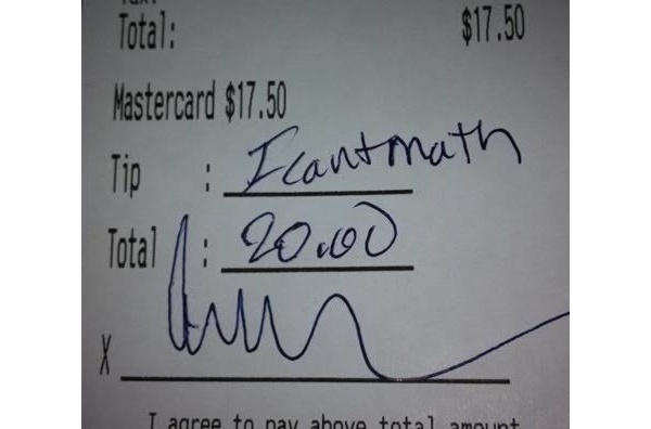 jasonschmidt123's tweet image. This is what my receipts look like when I go out to eat. You're in good company, @cmwatson2010! #TCEA