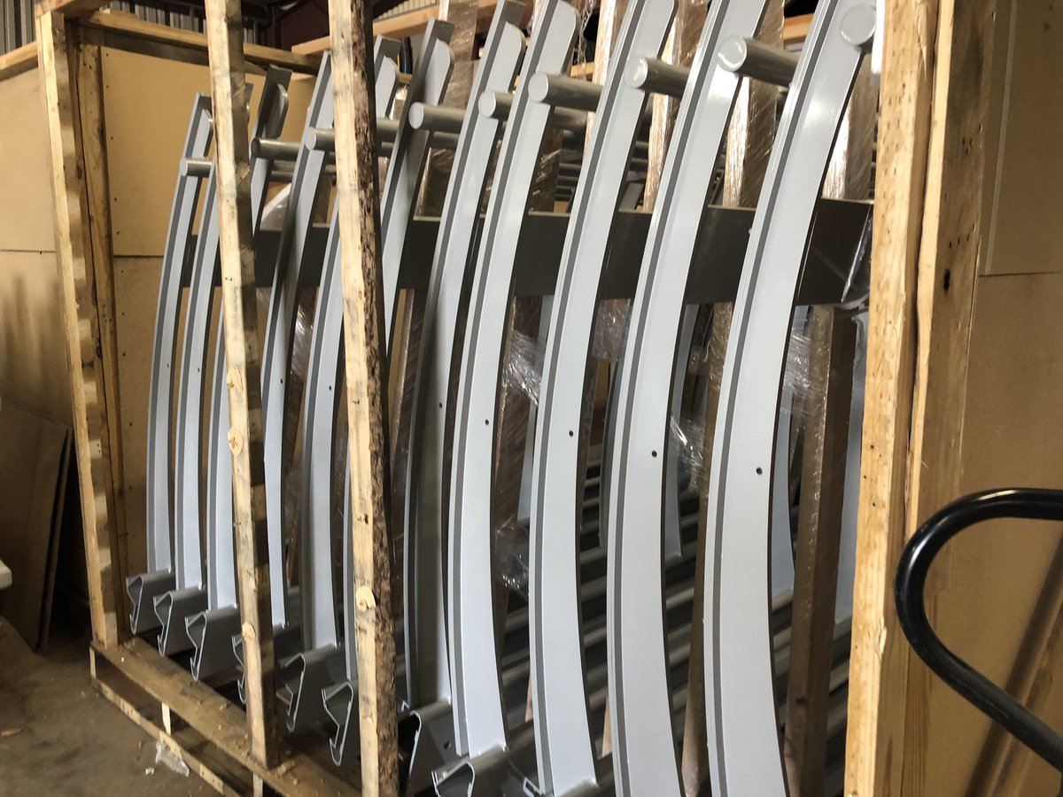 EMBARKOK's tweet photo. This week, we received a shipment of 21 new bus shelters! These will be going up over the next 5 weeks at various stops around our system, so be on the look out for upgrades to a stop near you. Thanks to our partners at Tyler Media for their help in this project. #ForwardTogether https://t.co/i1jHWVpkoG