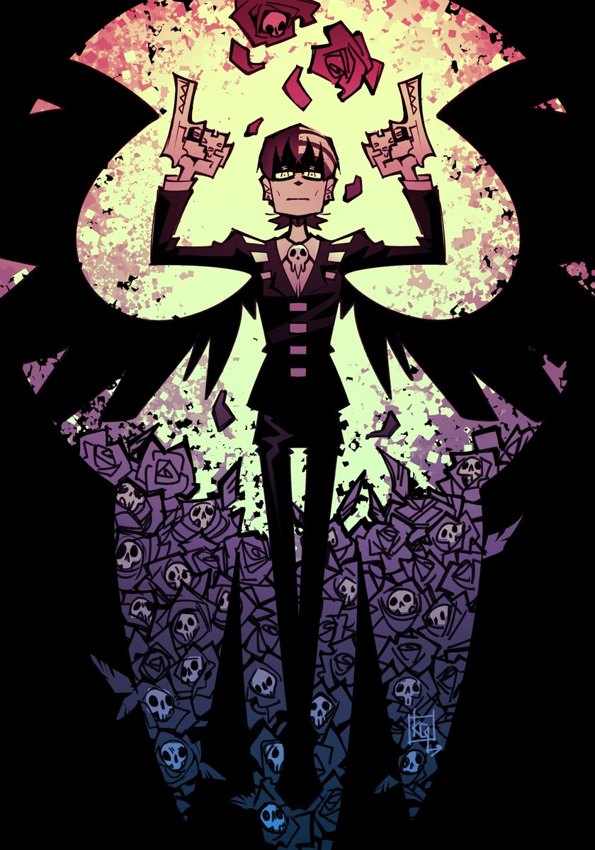 Krooked_Glasses's tweet image. 💀Patreon sketch commission for K!LLJOY! #SoulEater💀