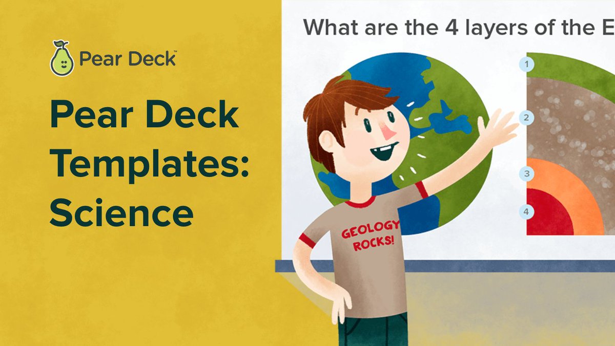 🎉🧬 Big news!  🧬 🎉 We've added a brand-new set of templates to the Pear Deck Sidebar — Science! It's easier than ever to build your physics, chemistry, and other science lessons!

hubs.ly/H0mWvhL0