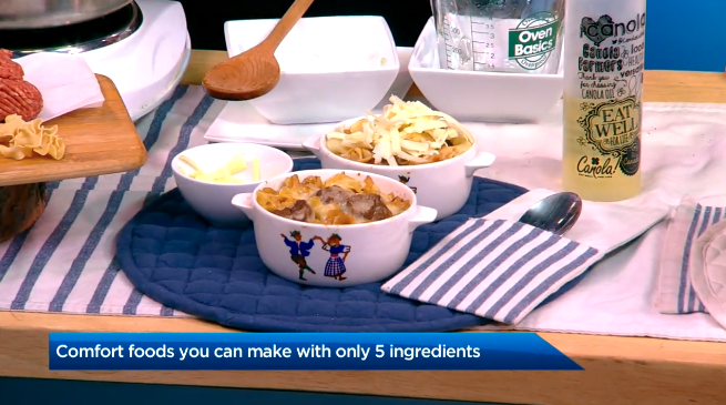 CanadianBeef's tweet image. We love a good #dinnerhack. @Andrea_Buckett shared some great five-ingredient comofrt food recipes with Global News yesterday. We can't wait to give that French Onion Meatball dish a try🤤globalnews.ca/video/6510143/… Get the recipe for the Meatballs here: canadabeef.ca/recipes/one-po…