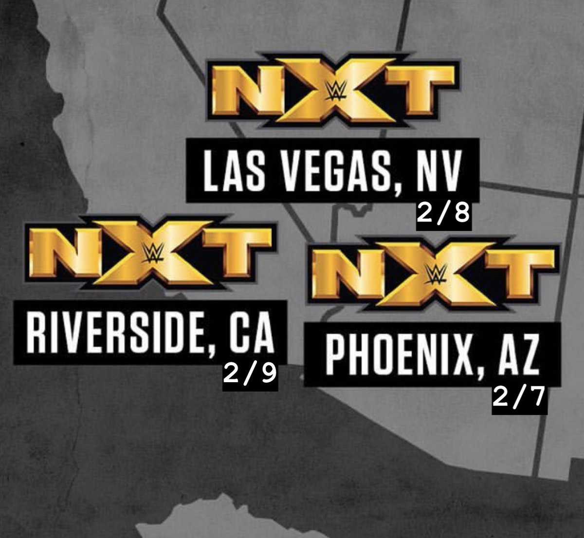 AliciaTaylorWWE's tweet image. #NXTRoadTrip this weekend!! 🤘🏽🤘🏽🤘🏽 See you soon... #NXTPhoenix #NXTLasVegas #NXTRiverside