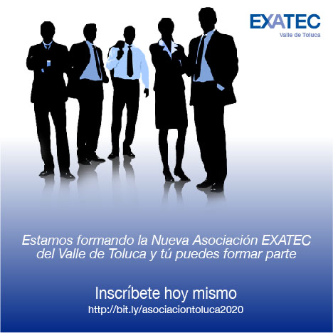 Forma parte de la Nueva Asociacion EXATEC Valle de Toluca. Regístrate en: bit.ly/asociaciontolu…