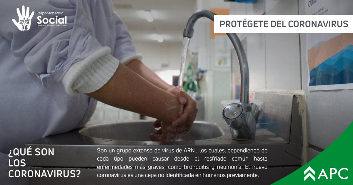 apc_corporacion's tweet photo. ¿Qué sabes del #Coronavirus?
Nuestra #salud es lo más importante, por eso te contamos qué debes saber para cuidarte y estar prevenidos. https://t.co/w6uZjKvREU