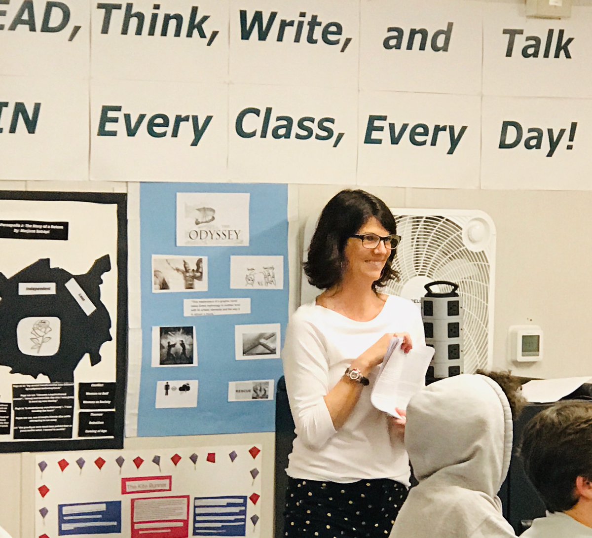 IsaacBearECHS's tweet photo. @IsaacBearECHS Staff and Students CONGRATULATE English Teacher Danielle Talbert on being named the Isaac Bear 2020-2021 Teacher of the Year! What an honor it is to have her represent BearHawk Nation!!! @NewHanoverCoSch @UNCWWatsonEd https://t.co/qPlhh16EEn