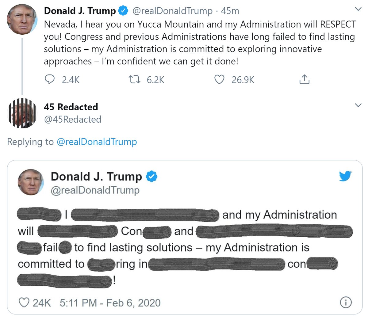 45Redacted's tweet image. #IMPOTUS #MittRomneyIsRight #ImpeachedForLife #ToiletTrump #LaughingStock #Pelosi #MoscowMitch #StableGenius #Resign #Impeach #Corrupt #Contempt #BlueWave #Resist #Resistance #TheResistance #Indivisible #ImpeachTrump #FBR #Redacted #Politics #Humor #Funny #Satire #Parody #News