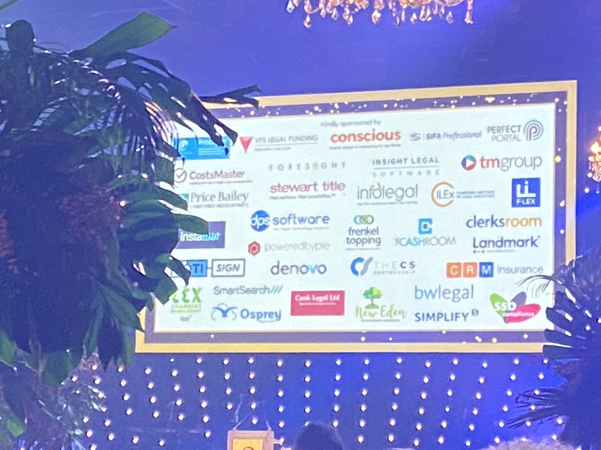 Sharon_FoxPB's tweet photo. @Price_Bailey are proudly sponsoring the Modern Law Awards 2020 in Manchester this evening - congratulations to all the winners! #modernlawawards2020 #modernlaw https://t.co/yg0DN9StYK