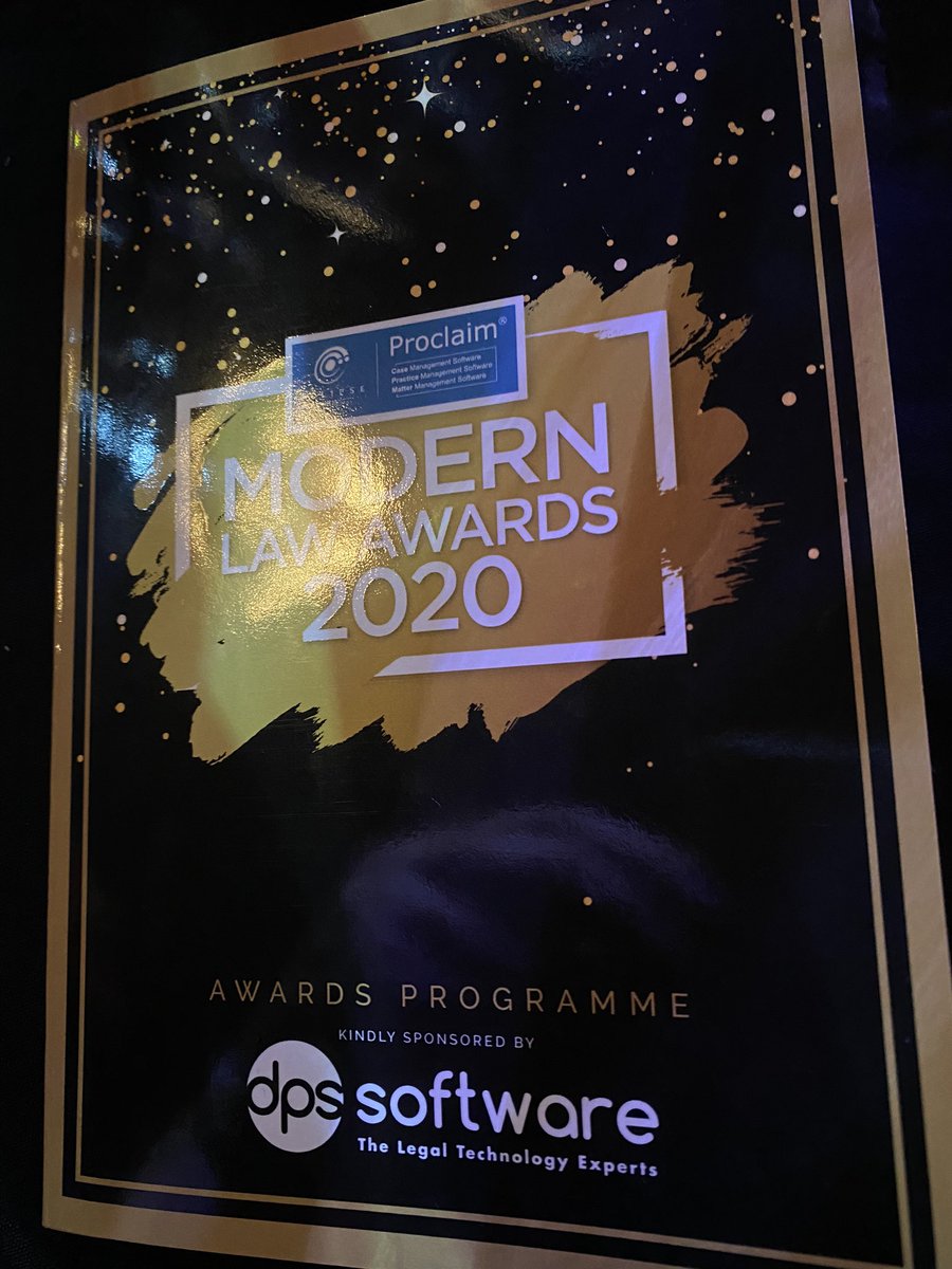 Sharon_FoxPB's tweet photo. @Price_Bailey are proudly sponsoring the Modern Law Awards 2020 in Manchester this evening - congratulations to all the winners! #modernlawawards2020 #modernlaw https://t.co/yg0DN9StYK