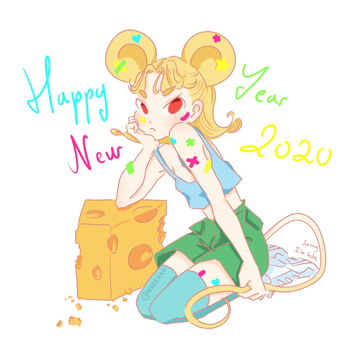 deyukan's tweet photo. ⭐️HAPPY NEW YEAR⭐️
Rat year! In a rat so 2020 should be good to me, hopefully🐀
I created an Oc; I don’t give a name to my Ocs so if you have any suggestions I’m open to it! 🐭
Wishing you the best!
#ratyear https://t.co/k0rn1IGgdi