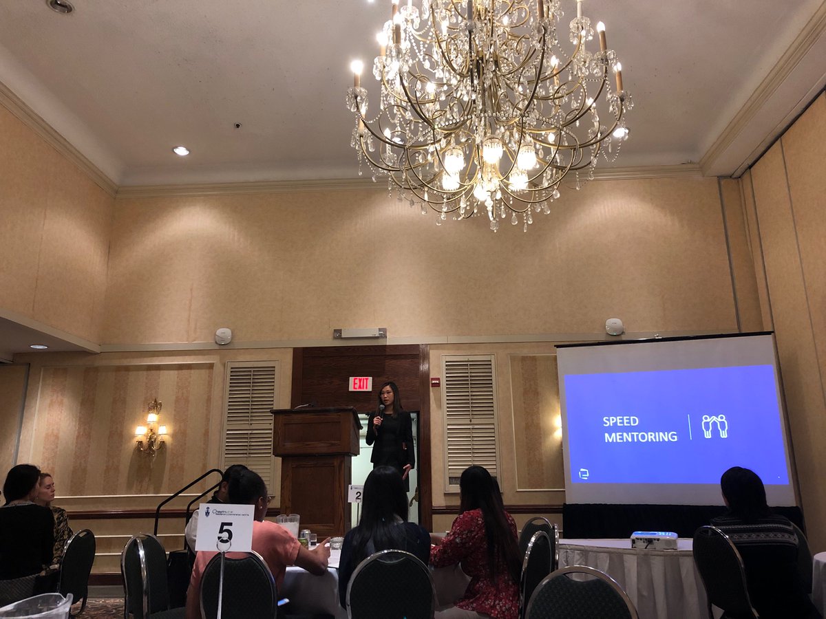 MirandaGermani's tweet photo. @HRPATO Ready, set, GO! Starting an evening of speed mentoring, ready for good conversations and connections. #HRPA #Mentoring #CPD #HR https://t.co/KaaiaW1bwx
