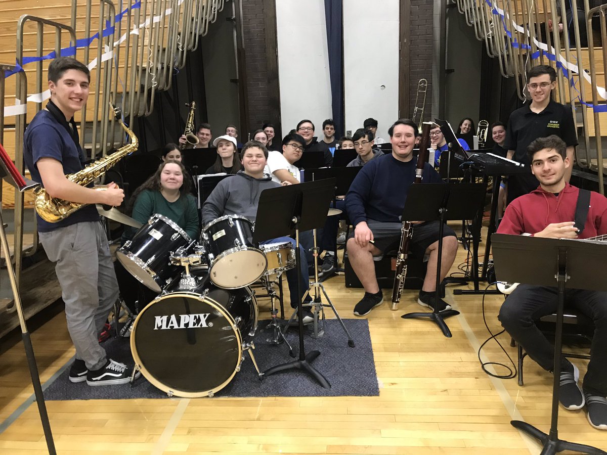 CassTbn's tweet photo. SHSW Pep Band recognizing our seniors at the seniors girls varsity game!! Come down for the last home game! https://t.co/ToE1PBWKH4