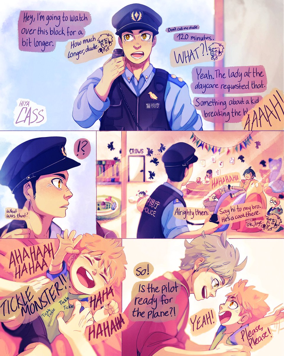 [HQ] Bringing back my daisuga cop/ daycare worker AU (if I can still call it that lol) 