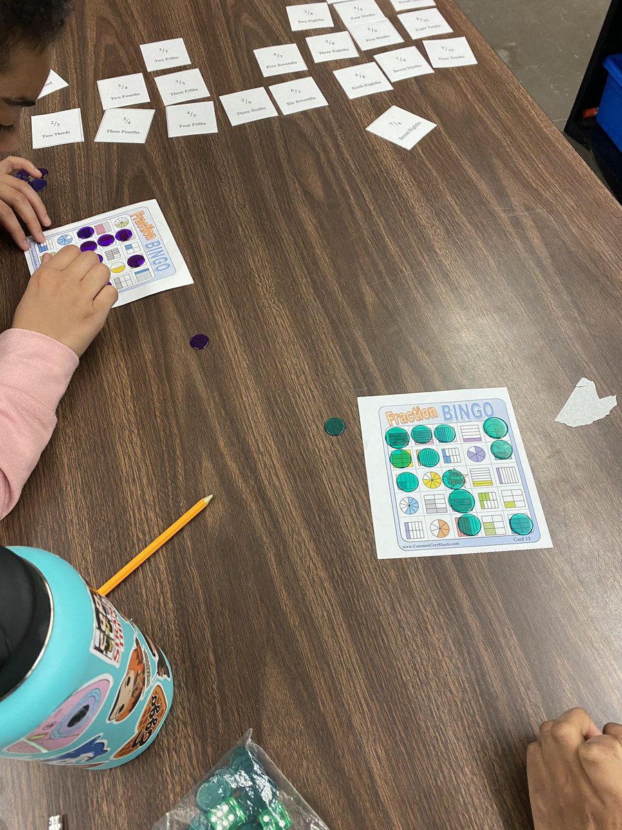 BarrackMath's tweet image. Students in Ms. Egan’s class at Evans Elementary working on workstations that focus on fraction concepts. Many of them could demonstrate multiplying fractions conceptually. @EvansEaglesSoar @JessicaTurnerNY @WCSDEmpowers