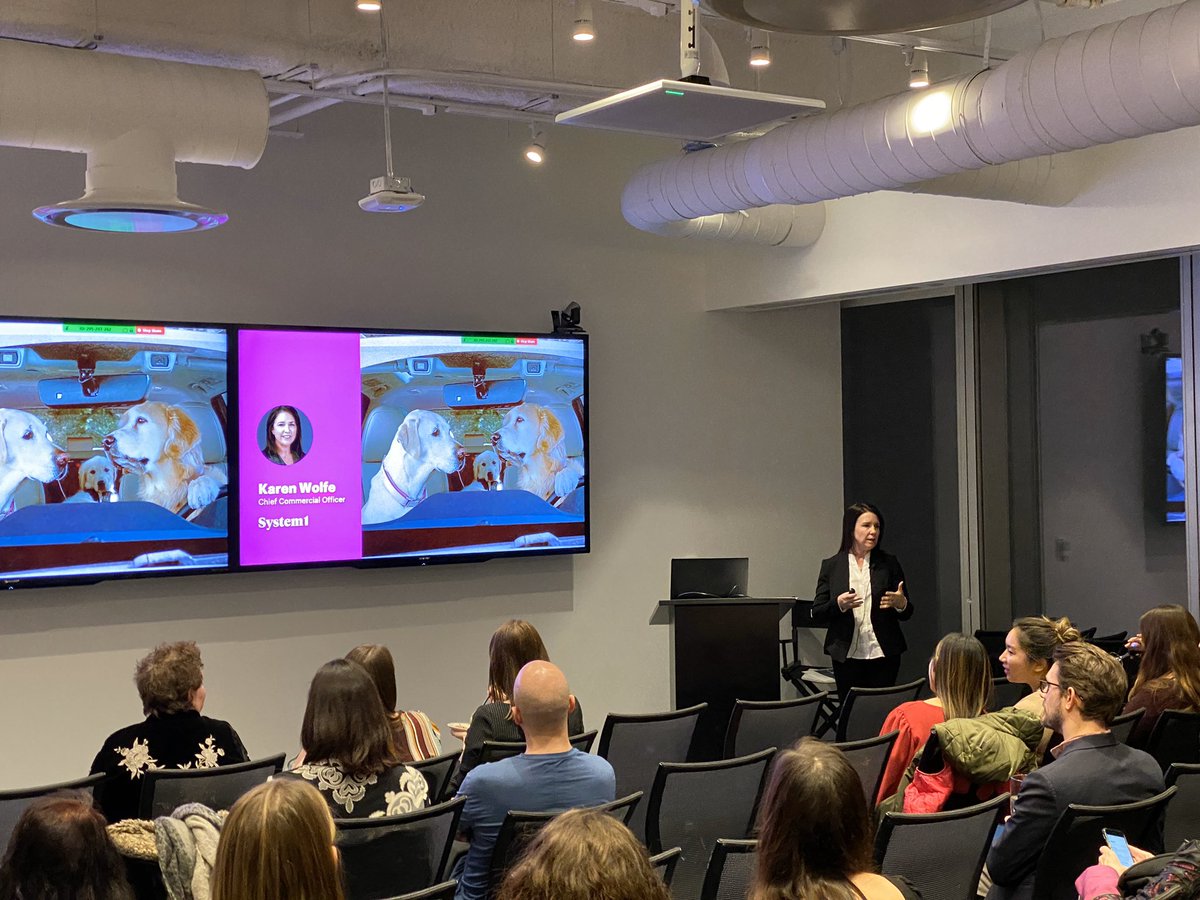 System1Research's tweet photo. Karen Wolfe, Chief Commercial Officer, gets us underway. 

Looking forward to seeing some of most effective ads of the year.

#FeelMore50 https://t.co/grcqw44DFK