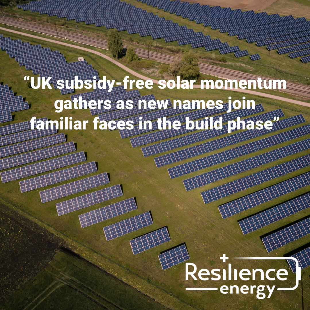 ResEnergy2day's tweet photo. ‘The momentum behind subsidy-free, utility-scale #solar developments in the UK has continued to gather, with new names and familiar faces alike demonstrating their commitment to the market’

#resilienceenergy #solarpanels #solaristhefuture #solarnetworks  #renewable #energy https://t.co/fXIqbsY0My