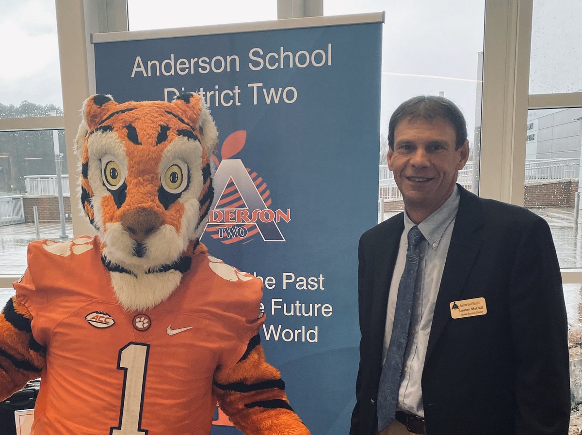 lestmccall's tweet photo. I’m not sure if he wants an Interview or is just helping recruit teachers to our district but it was great to be at Clemson today. https://t.co/VtbAQHeXh8