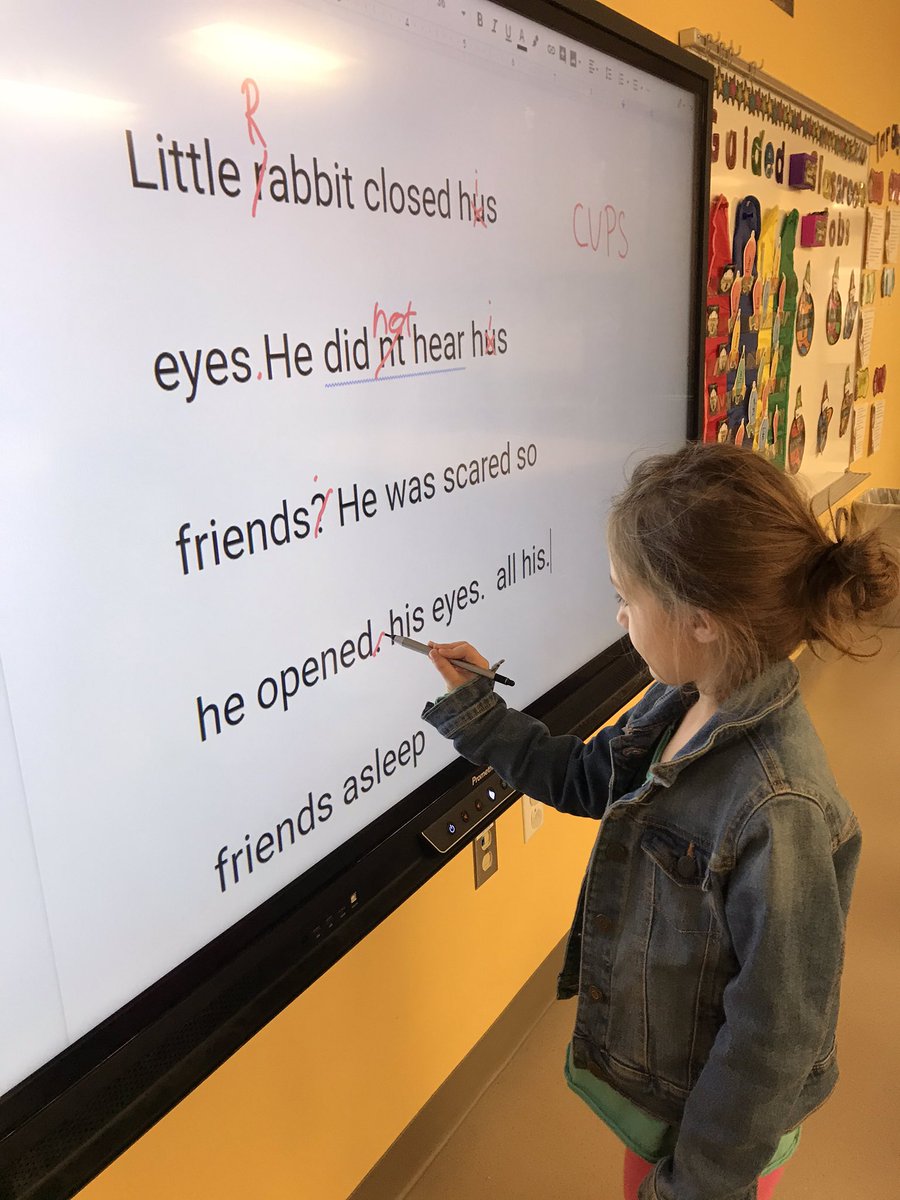 chalkandgrace's tweet photo. Today we started #EditorsCorner📝 We will take a sample writing each #conference week and practice editing the writing for our #CUPS☕️ We will transfer this skill over to our own writing during writing workshop. #HaskinsCadets🚀 #WeAreWriters✏️ https://t.co/9WNkqZUrKx
