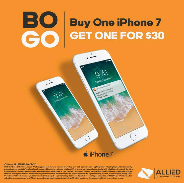 6829 MONTGOMERY RD IN SILVERTON 
SWITCH 1 LINE AND GET 2 PHONES BOTH FOR $30 
BOOST MOBILE IN SILVERTON