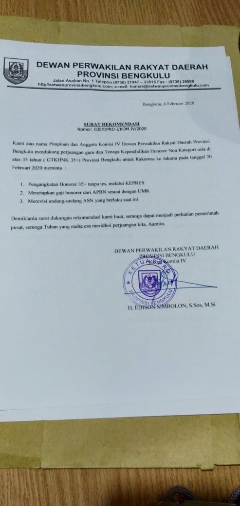 diana_evi's tweet photo. GTKHNK35+ 
Semangat Untuk dpt Keppres PNS
Melalui Dukungan Legislatif&amp; Eksekutif TK.Daerah Sampai Ke Pusat. Bp.Ketua umum 
Hi.Nasrullah sdg lobi pusat smg lancar,Amiin

@Gtkhnk35+
@jokowi
@DPR_RI 
@DPDRI 
@MPR 
@MataNajwa 
@karnilias https://t.co/ShC4Yphmw2