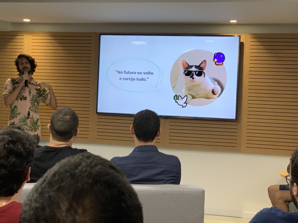 ReactRecife's tweet image. Talk sobre Débito técnico com o @Luanfonceca #react #reactrecife #meetup